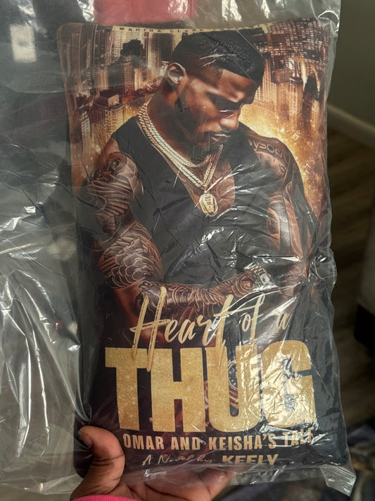 The Omar Legacy Pillow (Heart of a Thug ONE Cover)